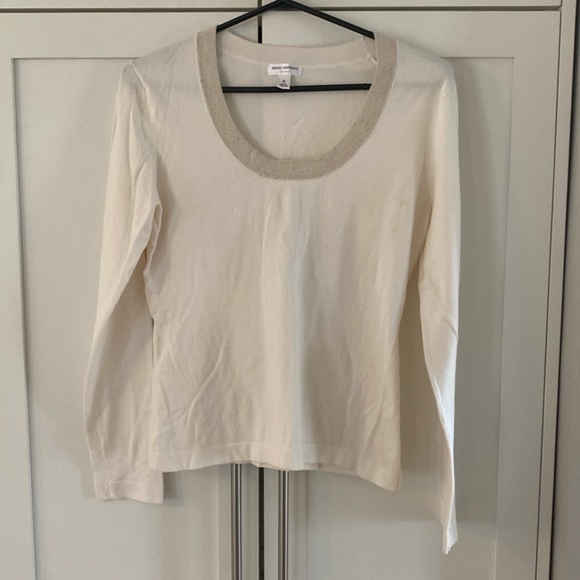 Isaac Mizrahi Scoop Neck Sweater - Picture 1 of 5